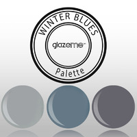 GlazeMe Winter Blues Palette