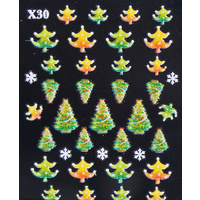 3d Nail Stickers - Christmas Set 11