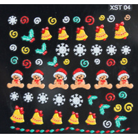 3d Nail Stickers - Christmas Set 5