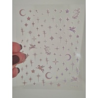 Nail Stickers - stars moons unicorns