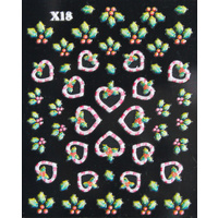 3d Nail Stickers - Christmas Set 17
