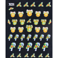 3d Nail Stickers - Christmas Set 20