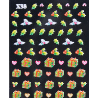 3d Nail Stickers - Christmas Set 9