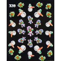 3d Nail Stickers - Christmas Set 8