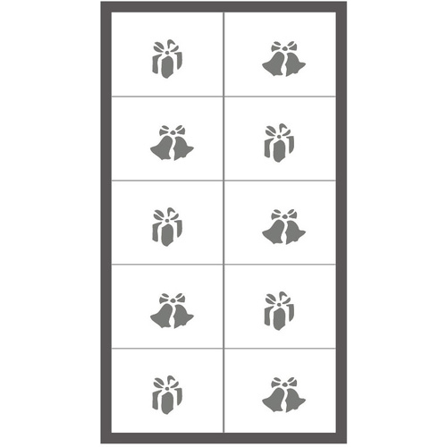 Nail Stencil - Christmas Set 1