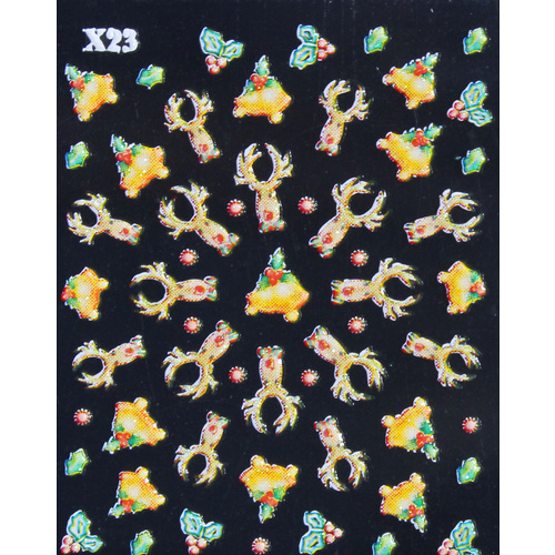 3d Nail Stickers - Christmas Set 14