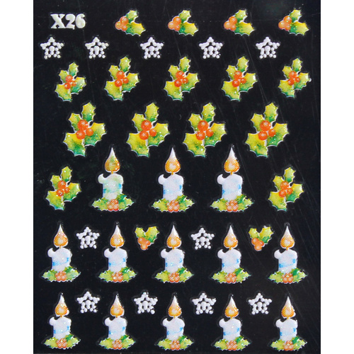 3d Nail Stickers - Christmas Set 13