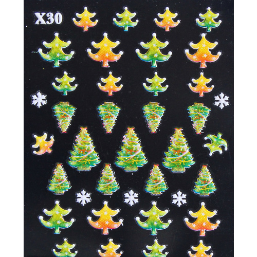3d Nail Stickers - Christmas Set 11
