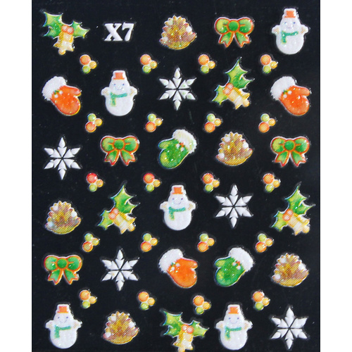 3d Nail Stickers - Christmas Set 18